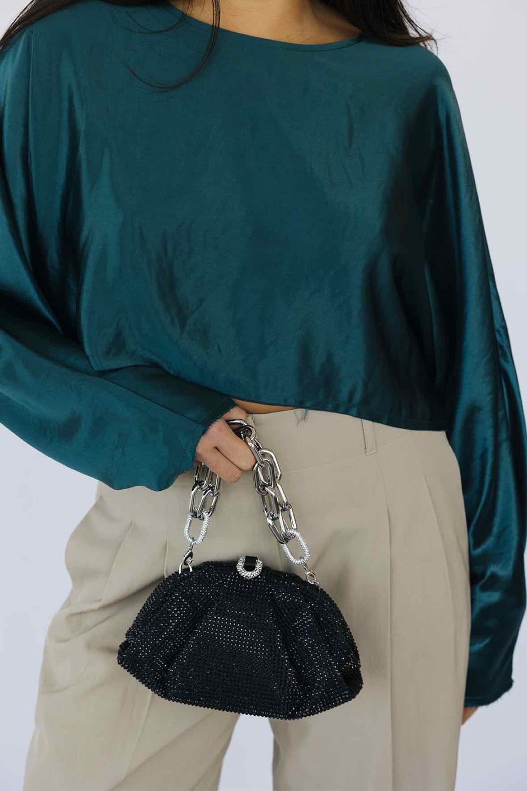 Judith Leiber Black Purse