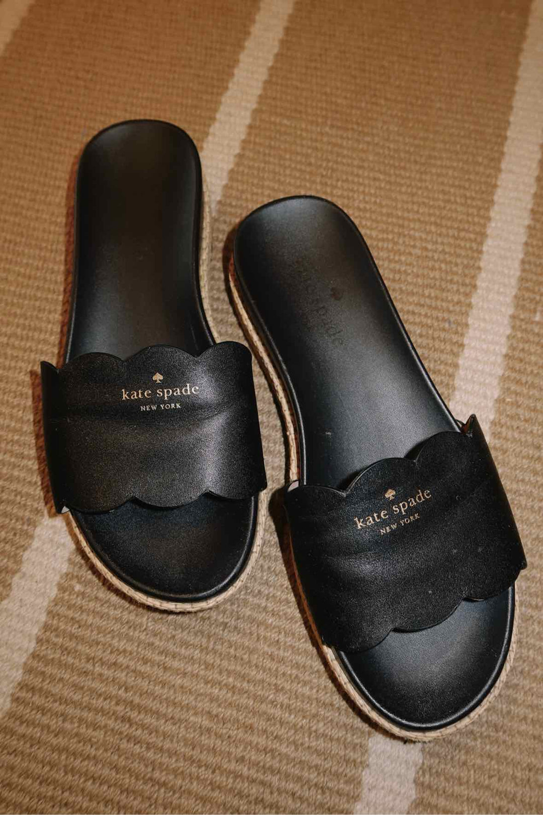 Kate Spade Size 36.5 Black Shoes