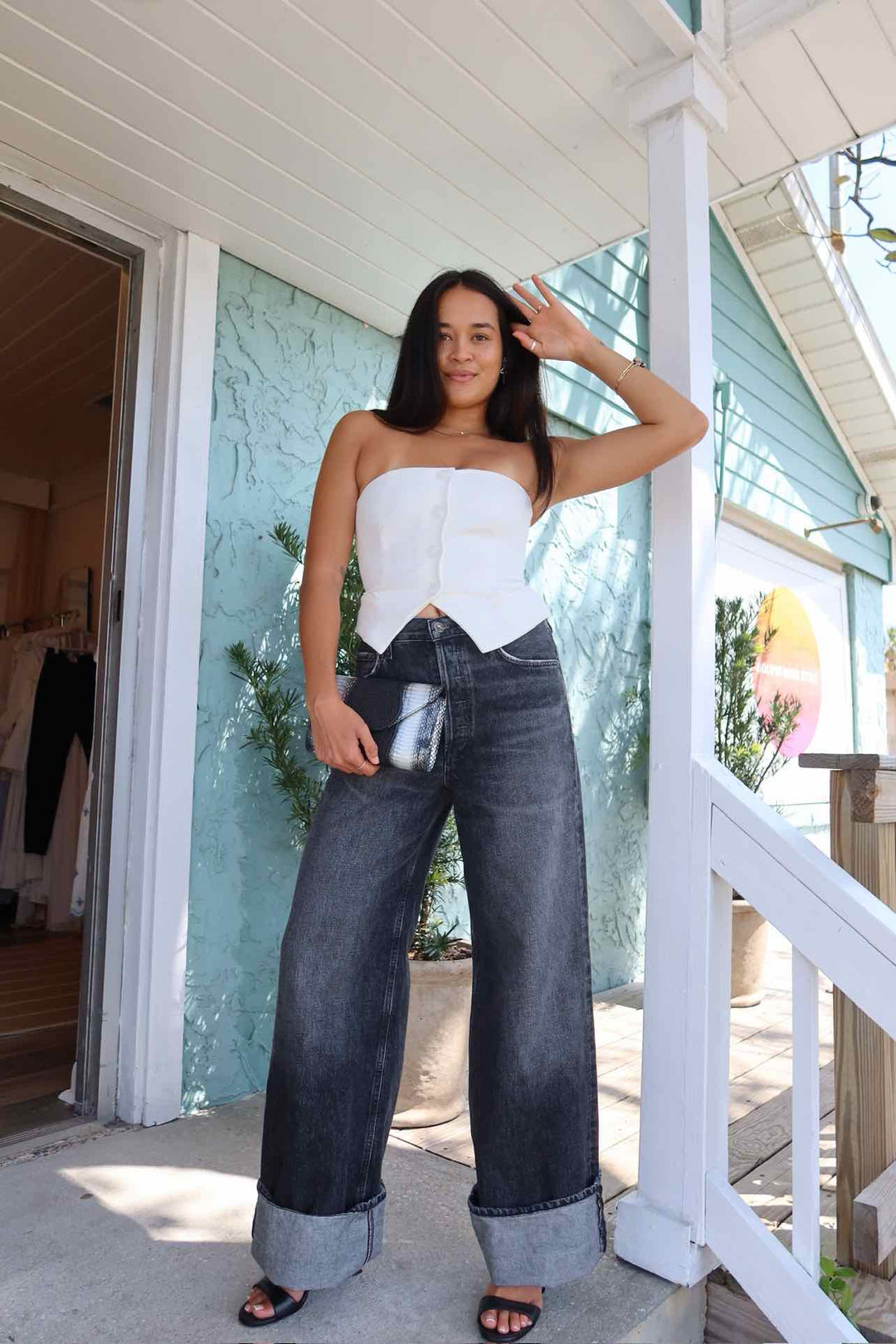 Misha Size S Tube Corset Top