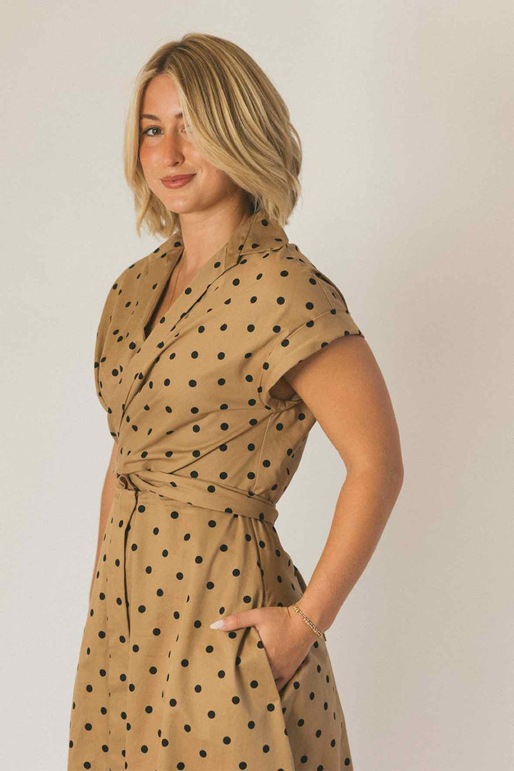 Silvia Tcherassi Size M Polka Dot Poplin Dress