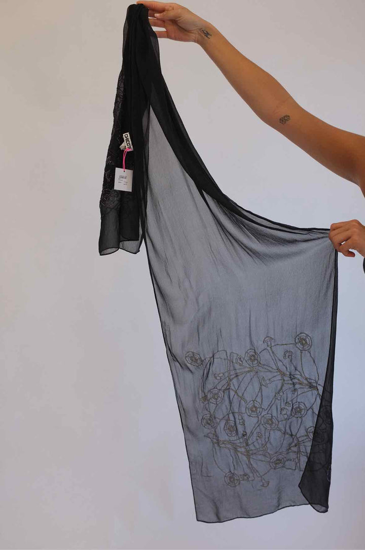 Unbranded Black Scarf