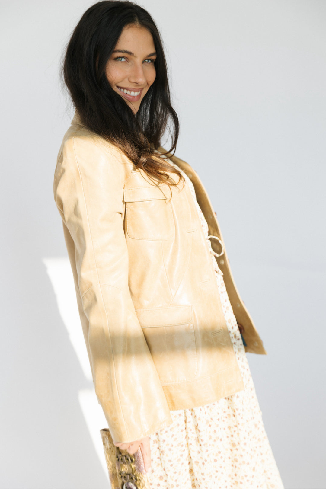 Neely Mack Size Large Camel Jacket