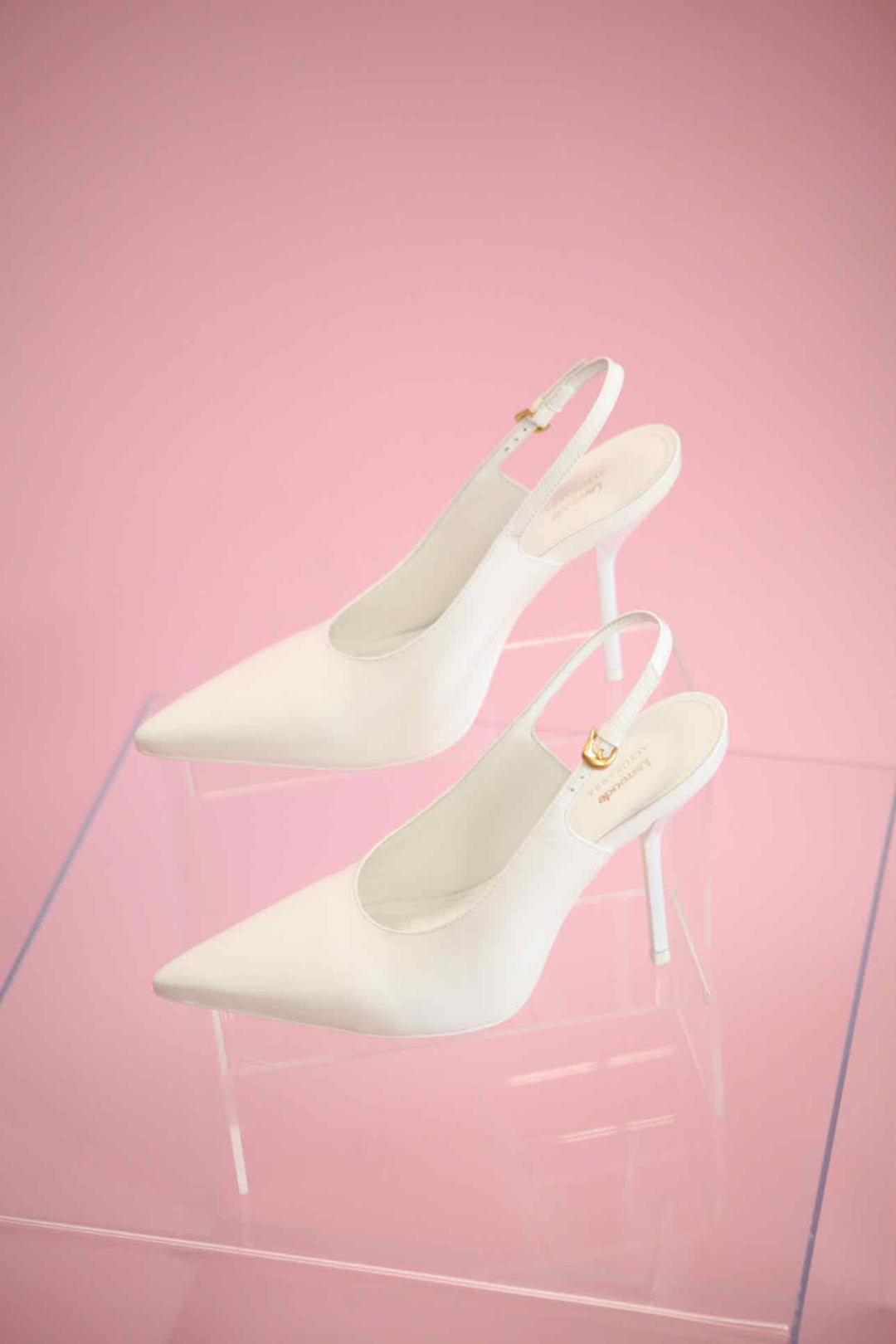 Larroude Size 8.5 White Shoes