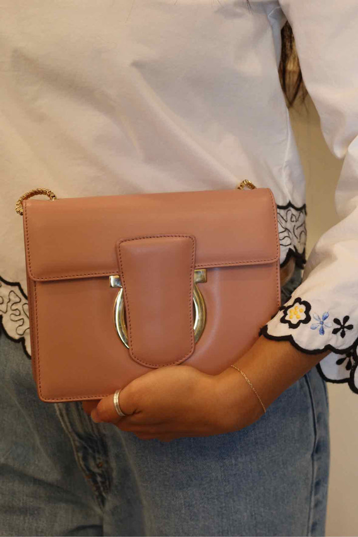 Ferragamo Mauve Purse