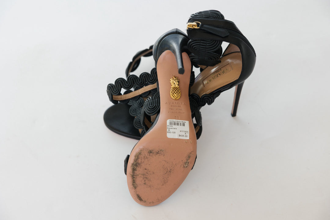 Aquazzara Size 39 Black Shoes