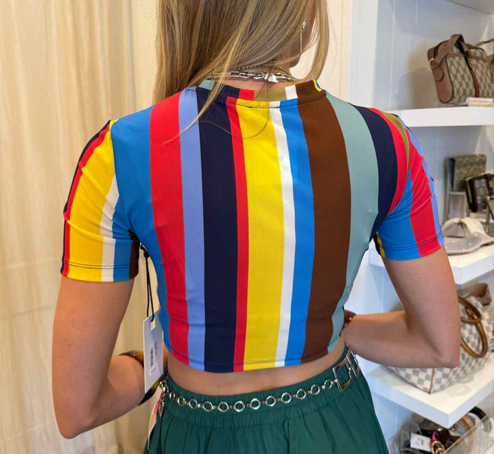 Staud Size XS Striped Top