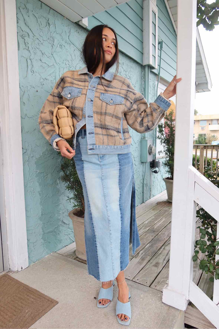 Zara Size Medium Denim Skirt