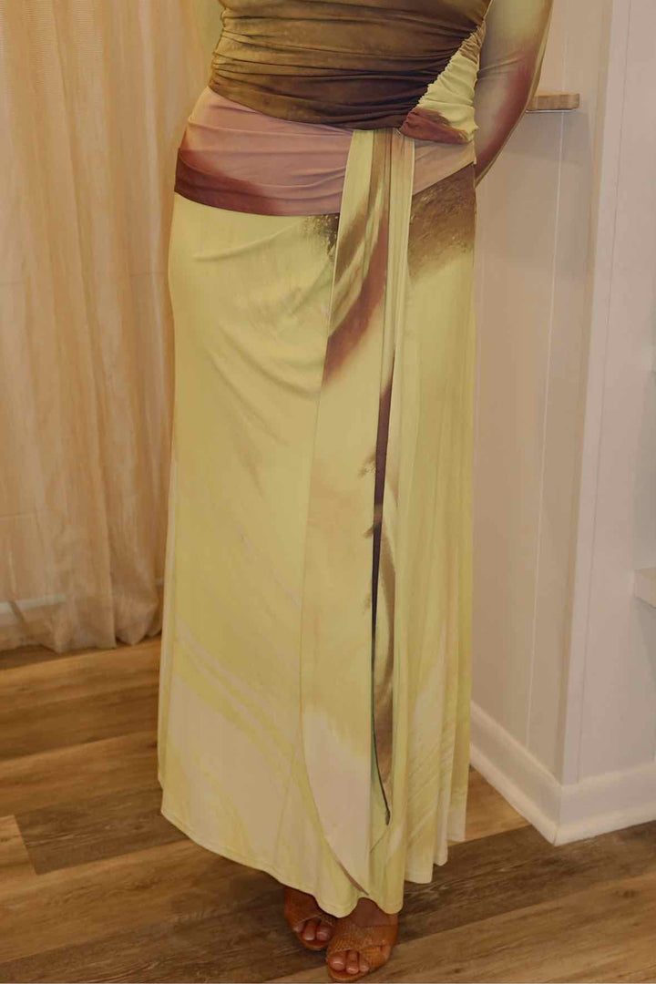 Simkhai Size Small Citron Skirt
