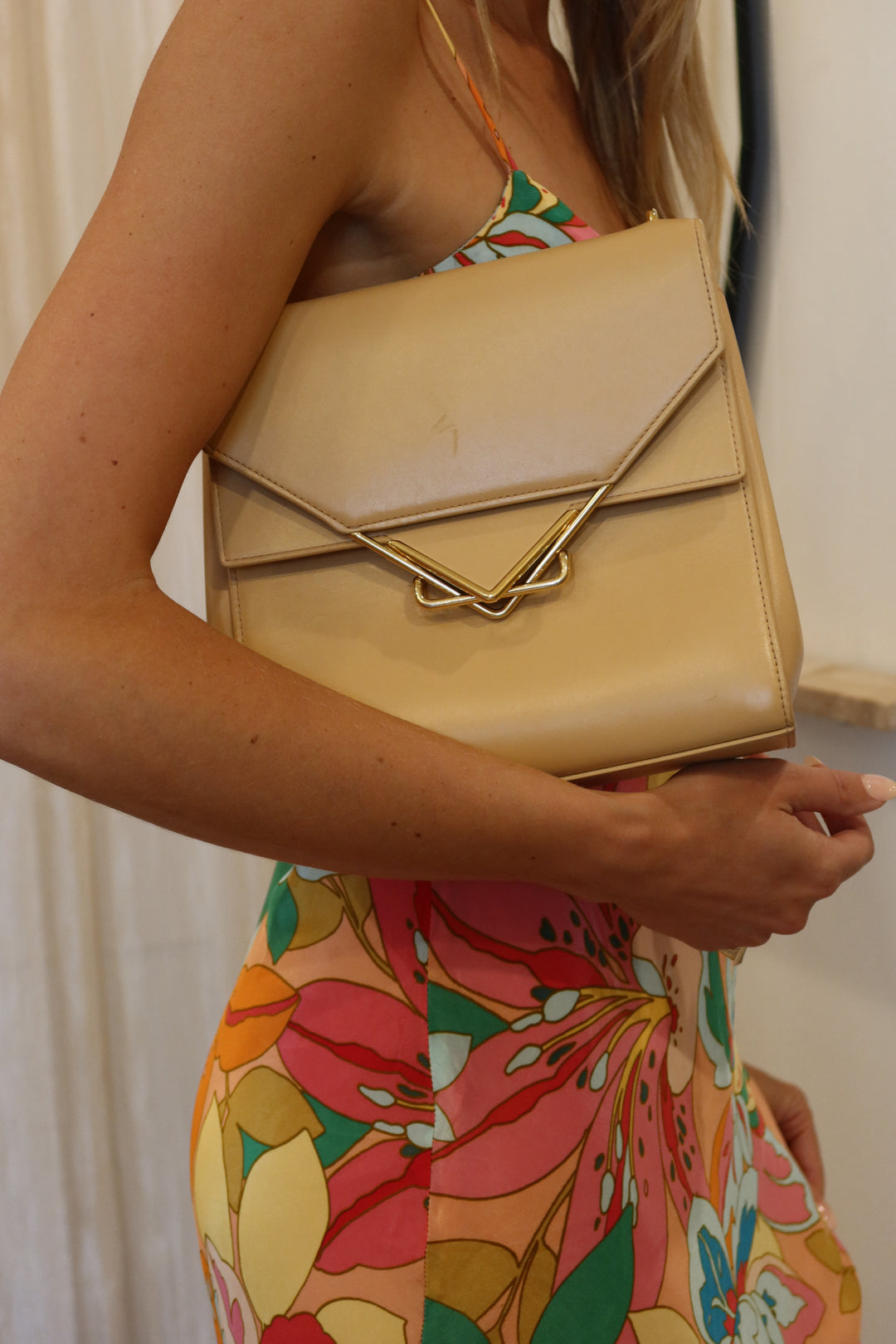 Bottega Veneta Camel Purse