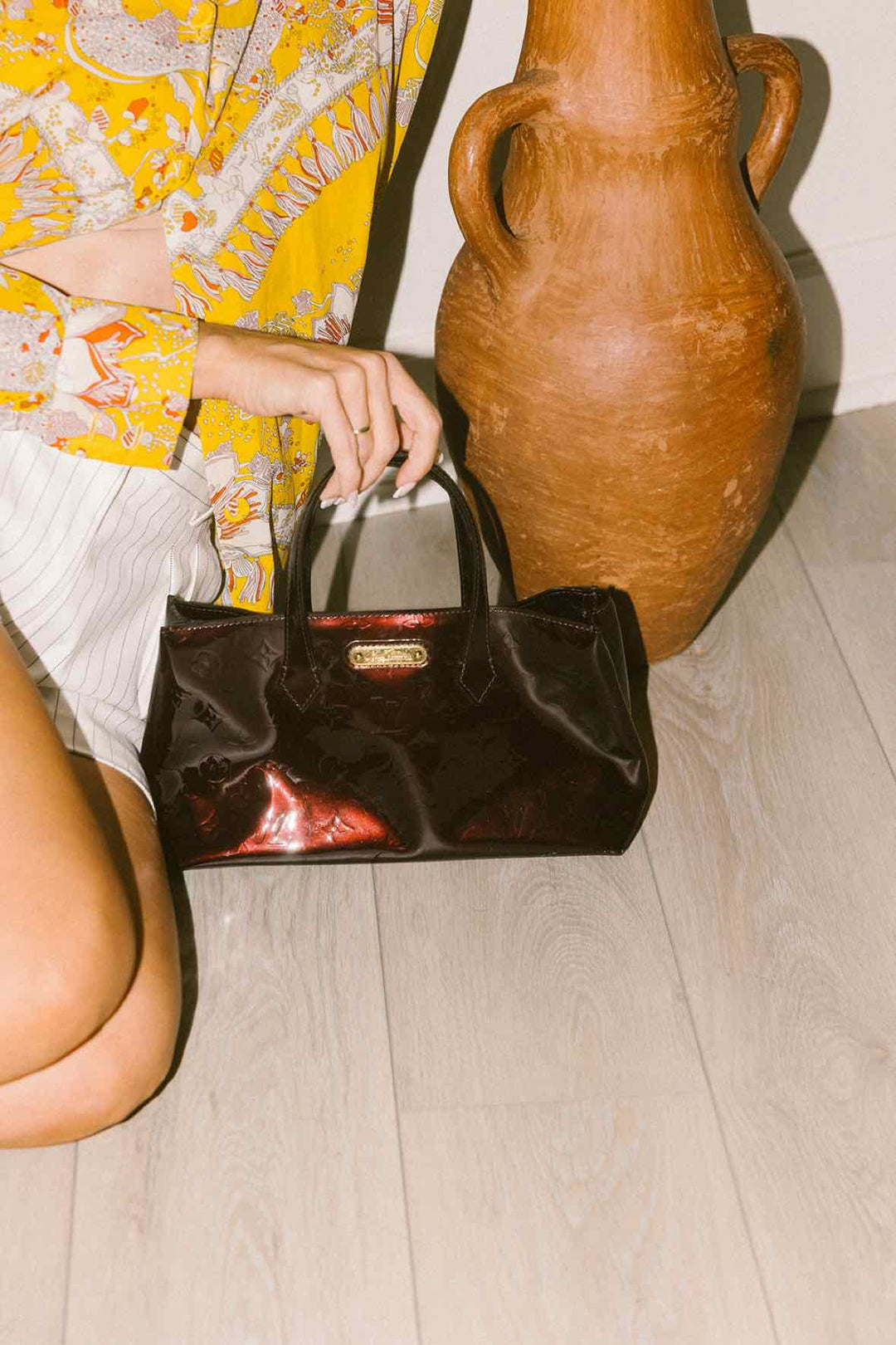 Louis Vuitton Burgundy Purse