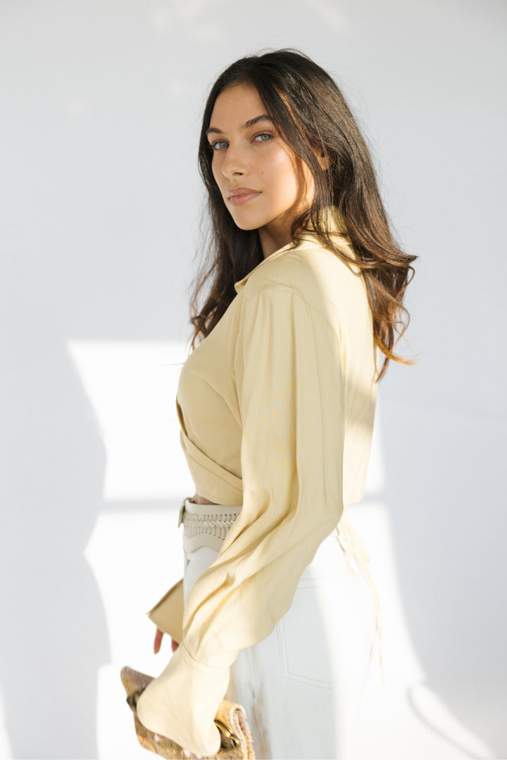 Simkhai Size 4 Yellow Top