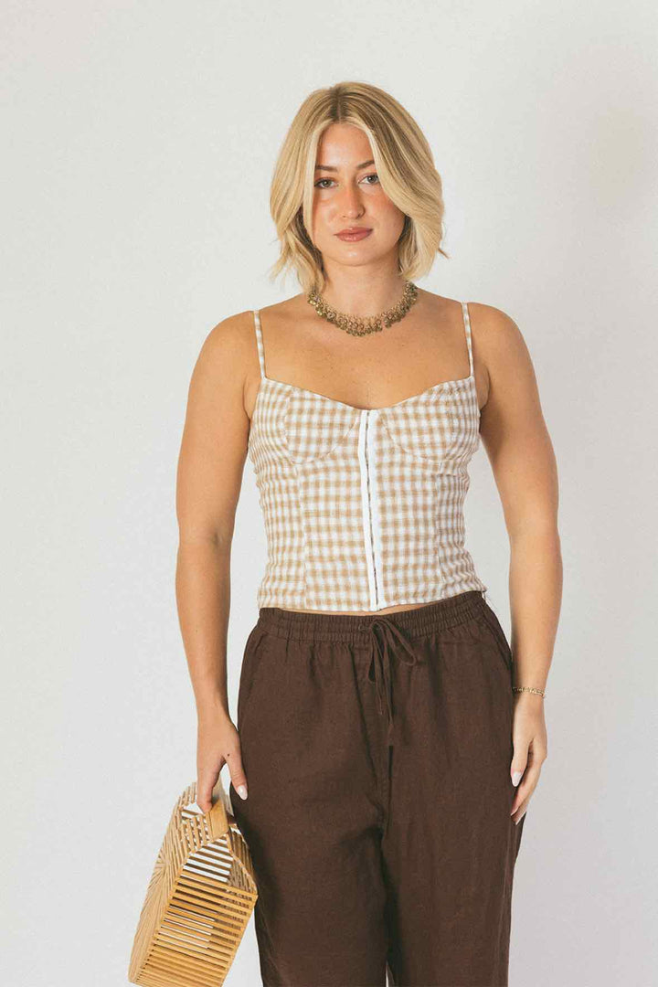 Reformation Size 4 Brown Top