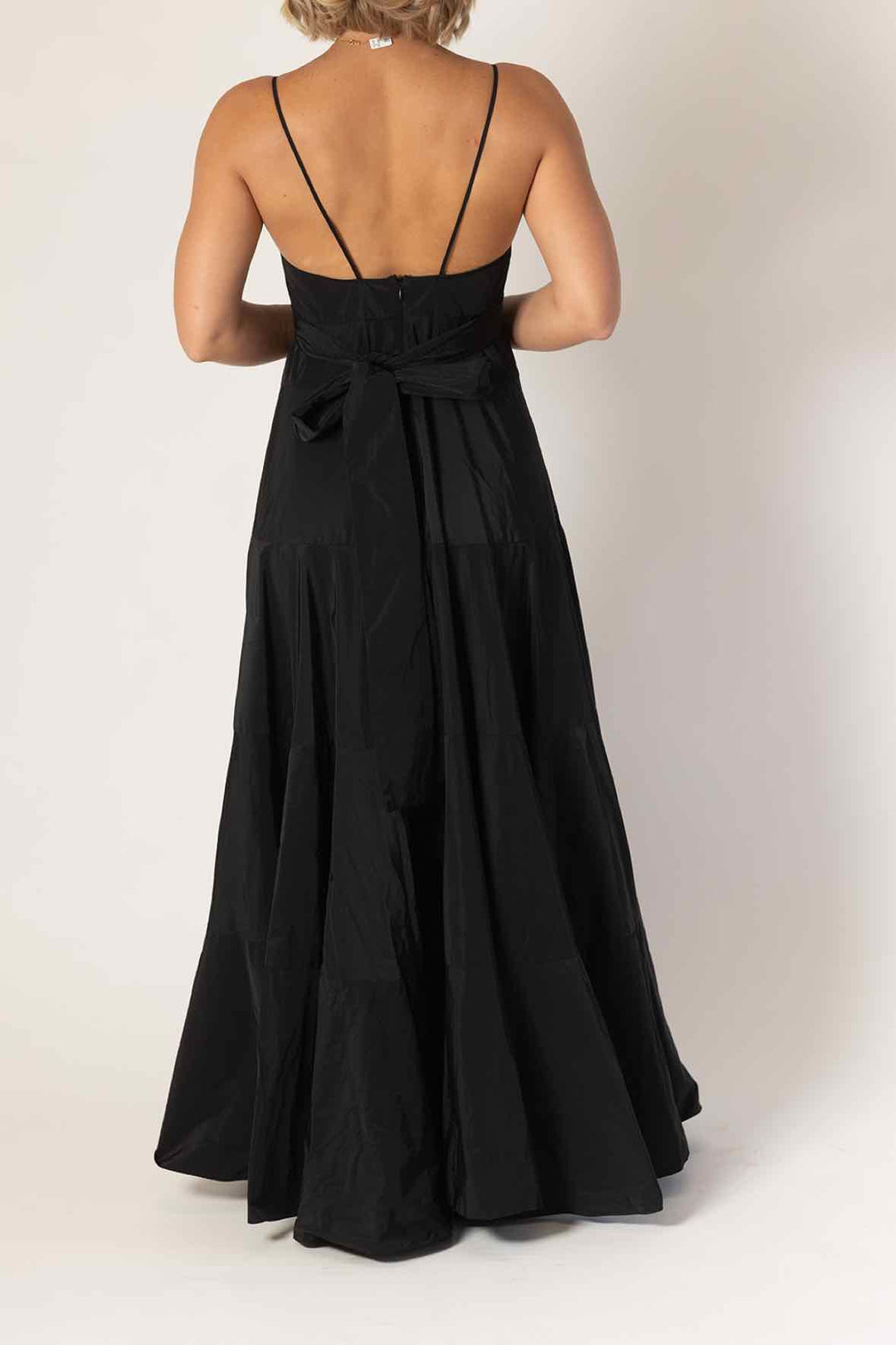 Alexis Size M Taffeta Maxi Event Dress