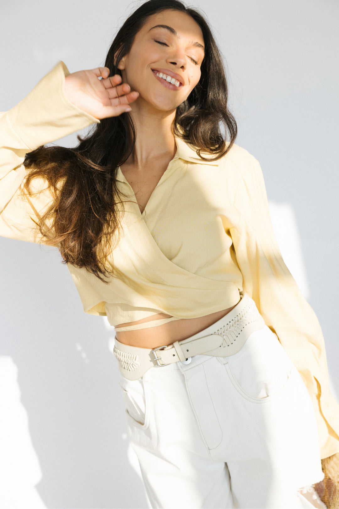 Simkhai Size 4 Yellow Top