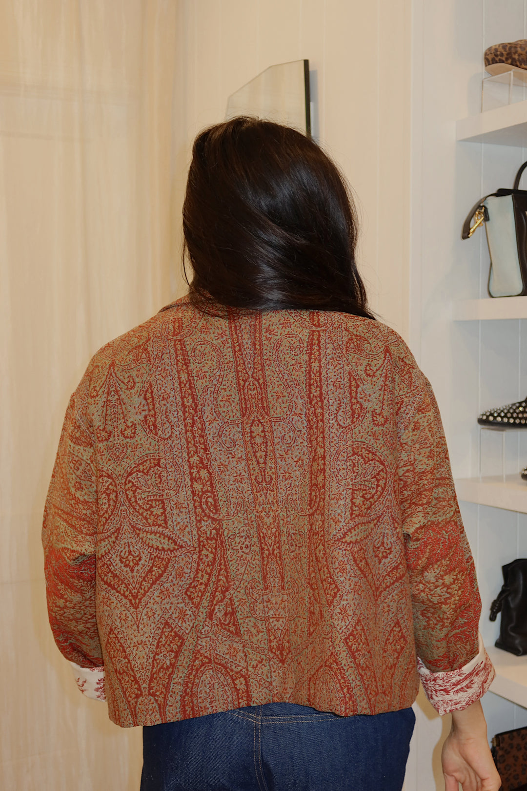 Casa Grace Size XS Burgundy Jacket