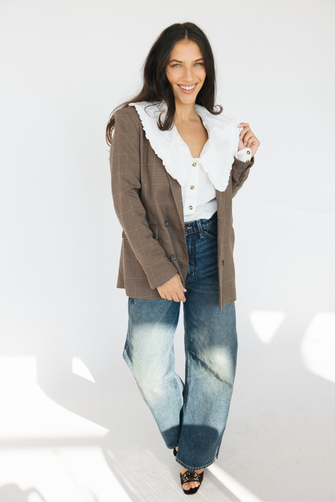 Ganni Size 36 White Top