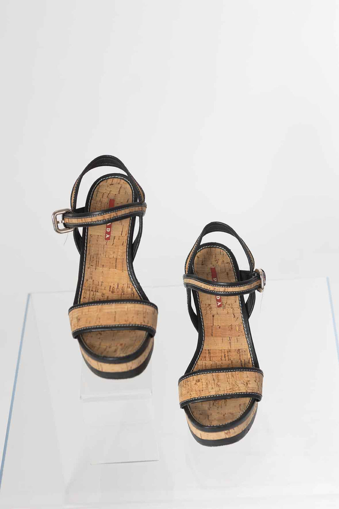 Prada Shoe Size 38.5 Cork Wedge