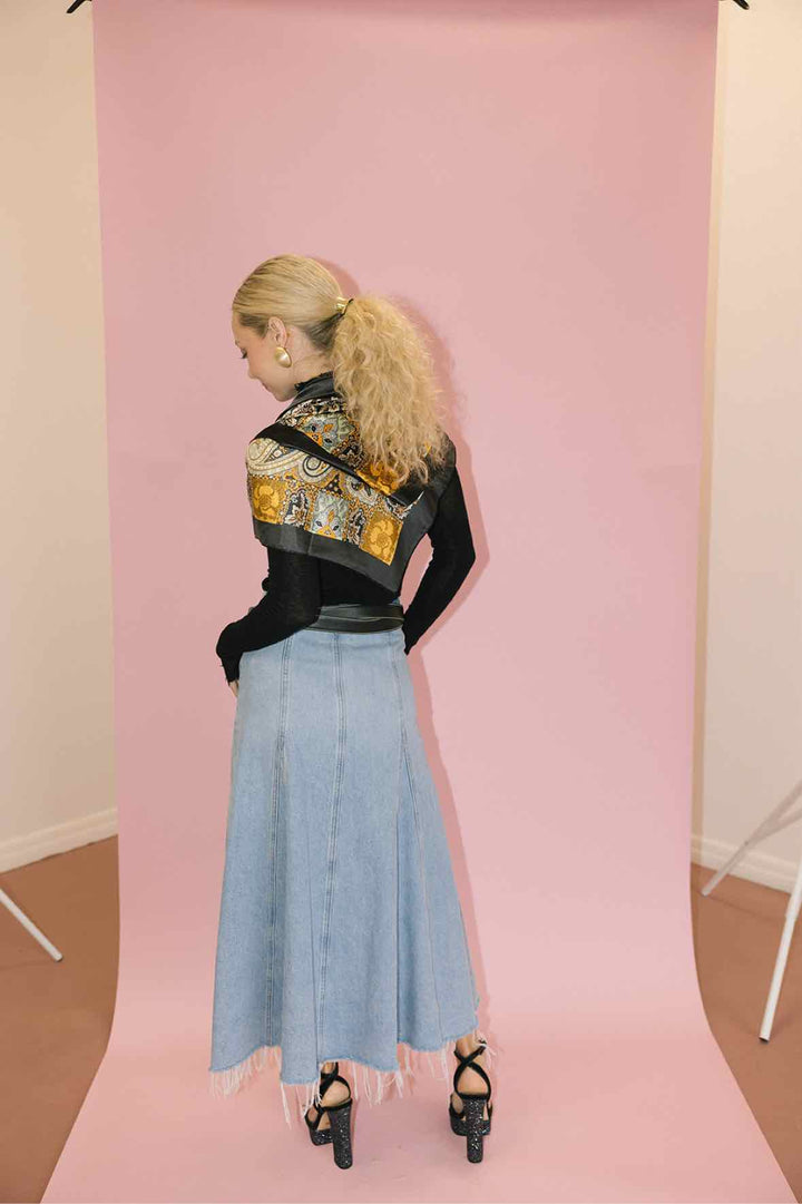 Mother Denim Size 25 Denim Skirt