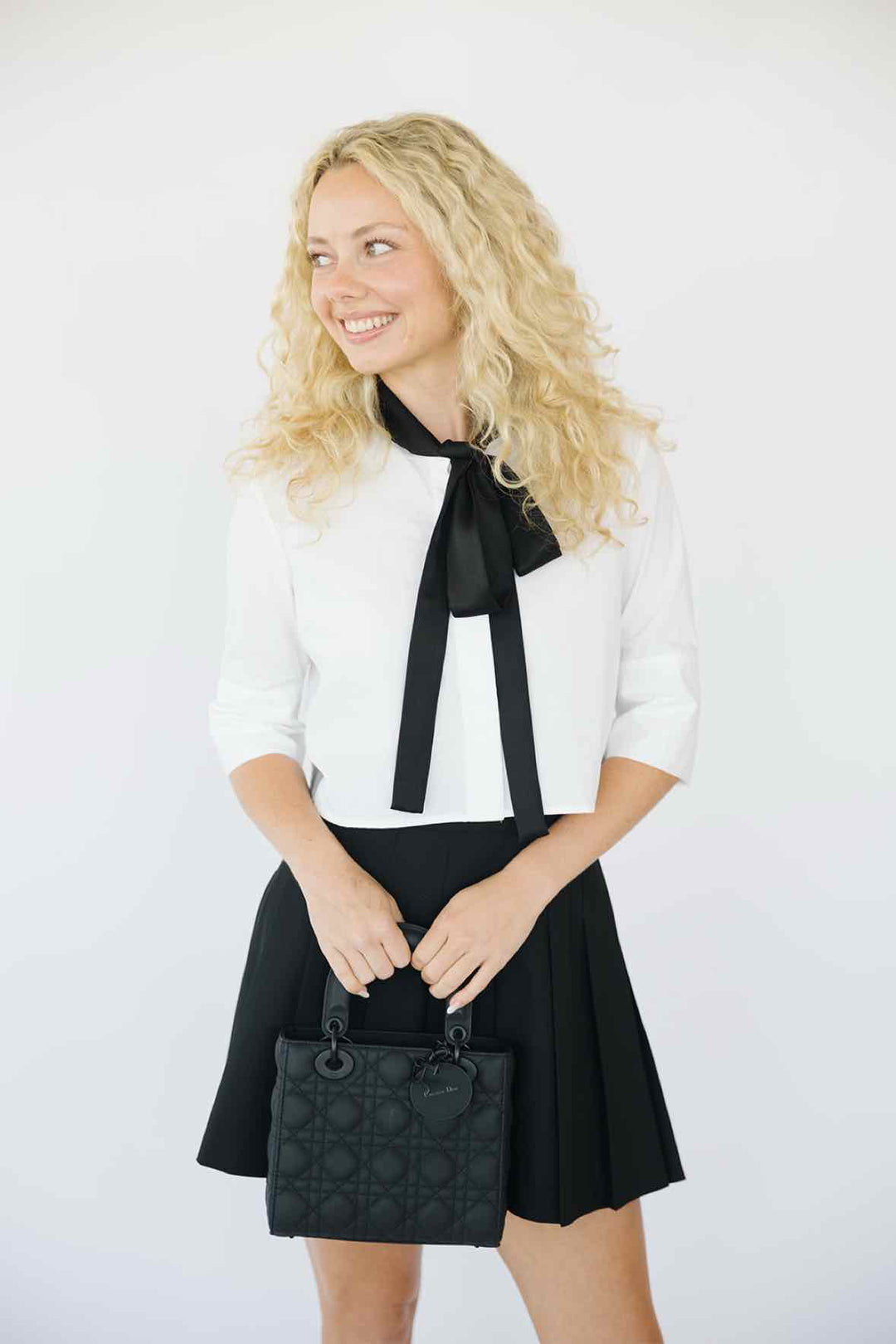 Dior Size Small Matte Black Purse