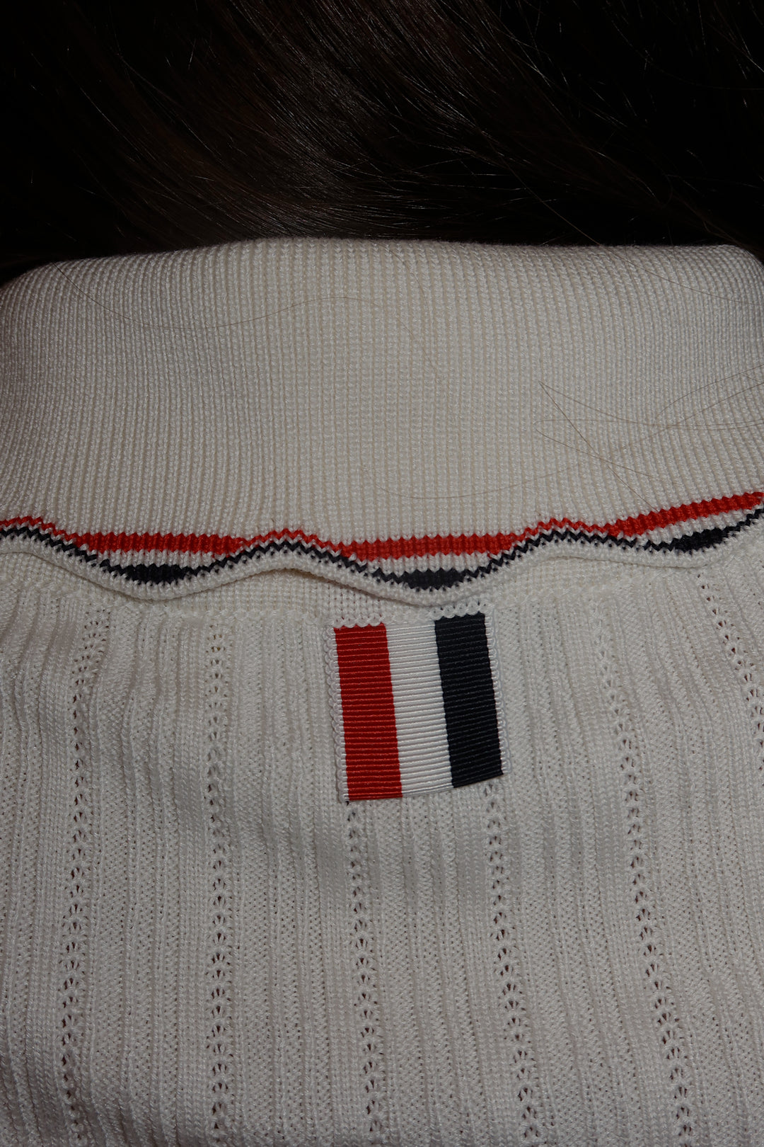 Top Thom Brown Short Sleeve Sweater
