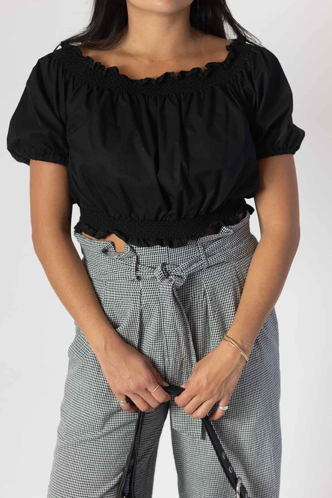 Xirena Cropped Poplin Top