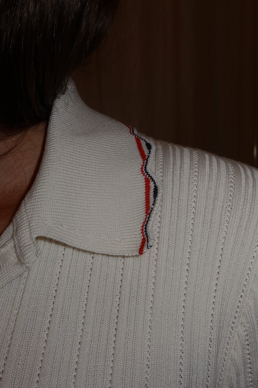 Top Thom Brown Short Sleeve Sweater