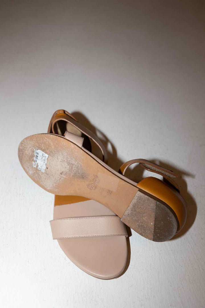 Chloe Size 38 Tan Shoes