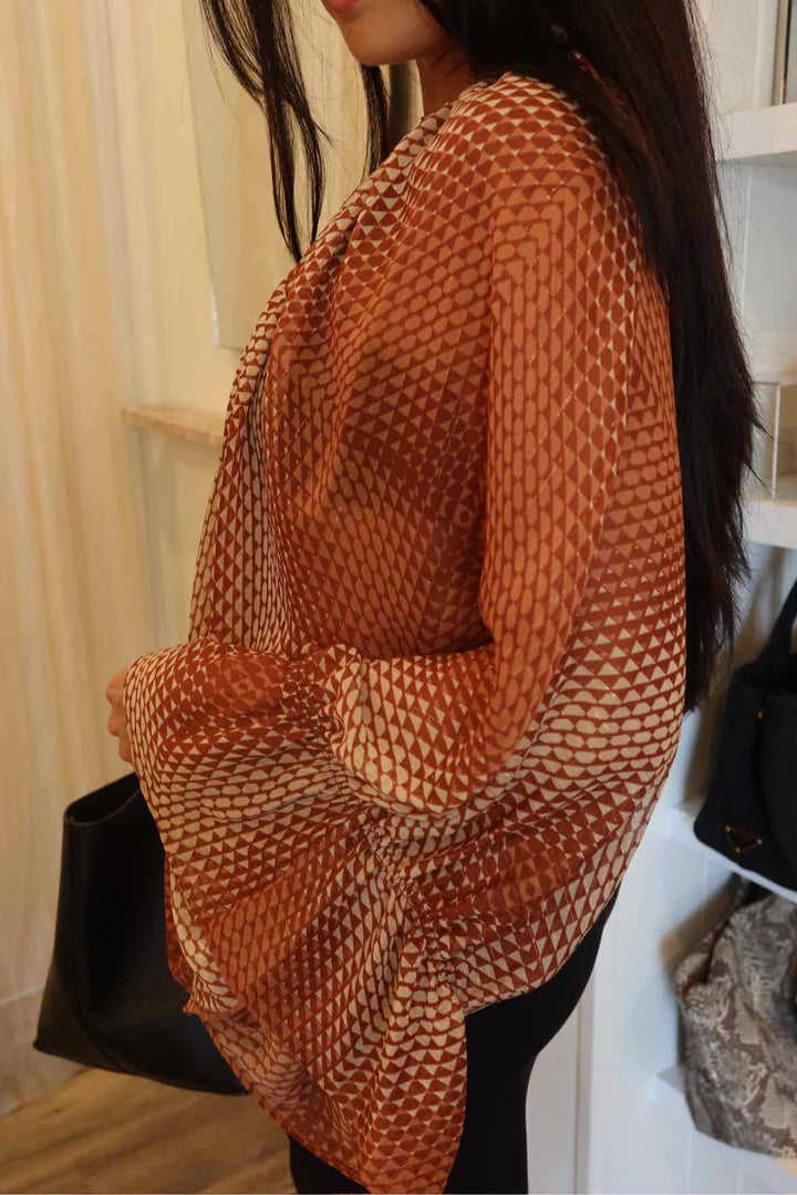 Ramy Brook Size Small Rust Top