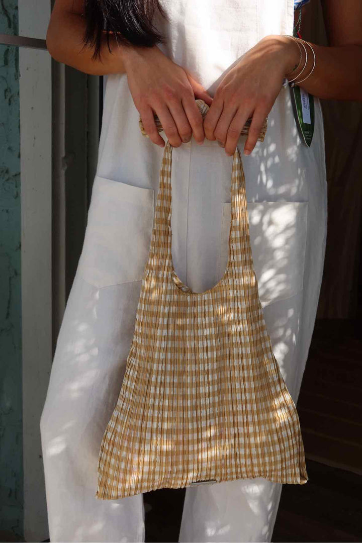 Loeffler Randall Size Medium Gingham Purse