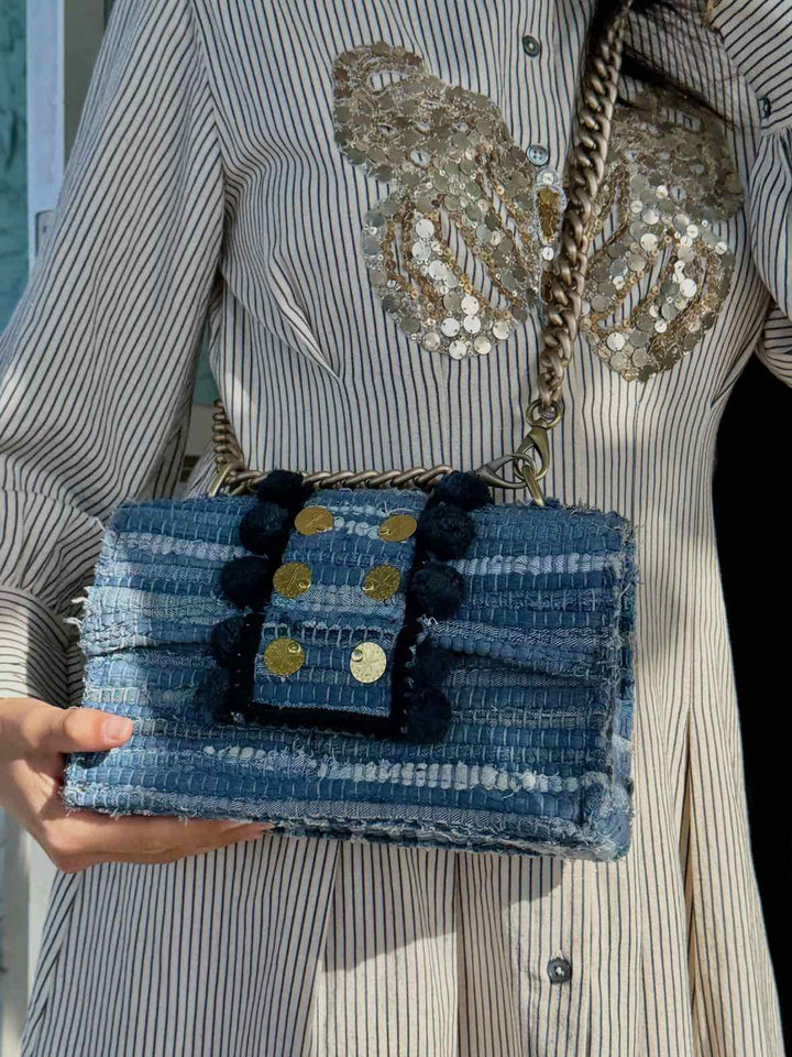 Kooreloo Denim Structured Purse