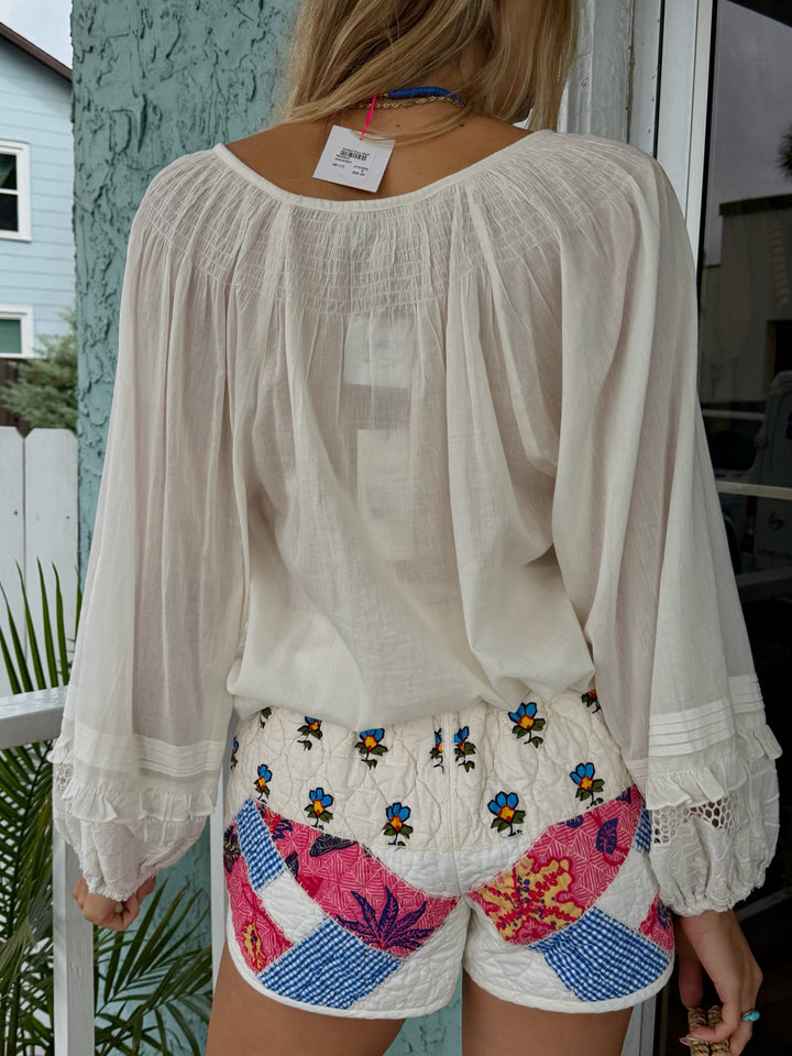 Cleobella Size Large White Top