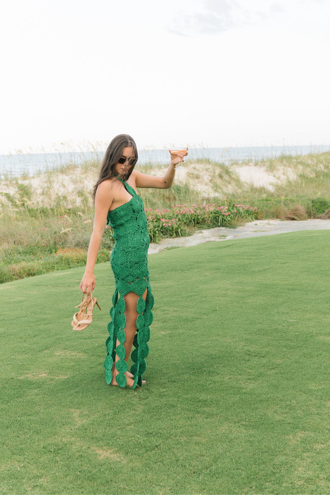 simon miller green dress Beep Beep Dress