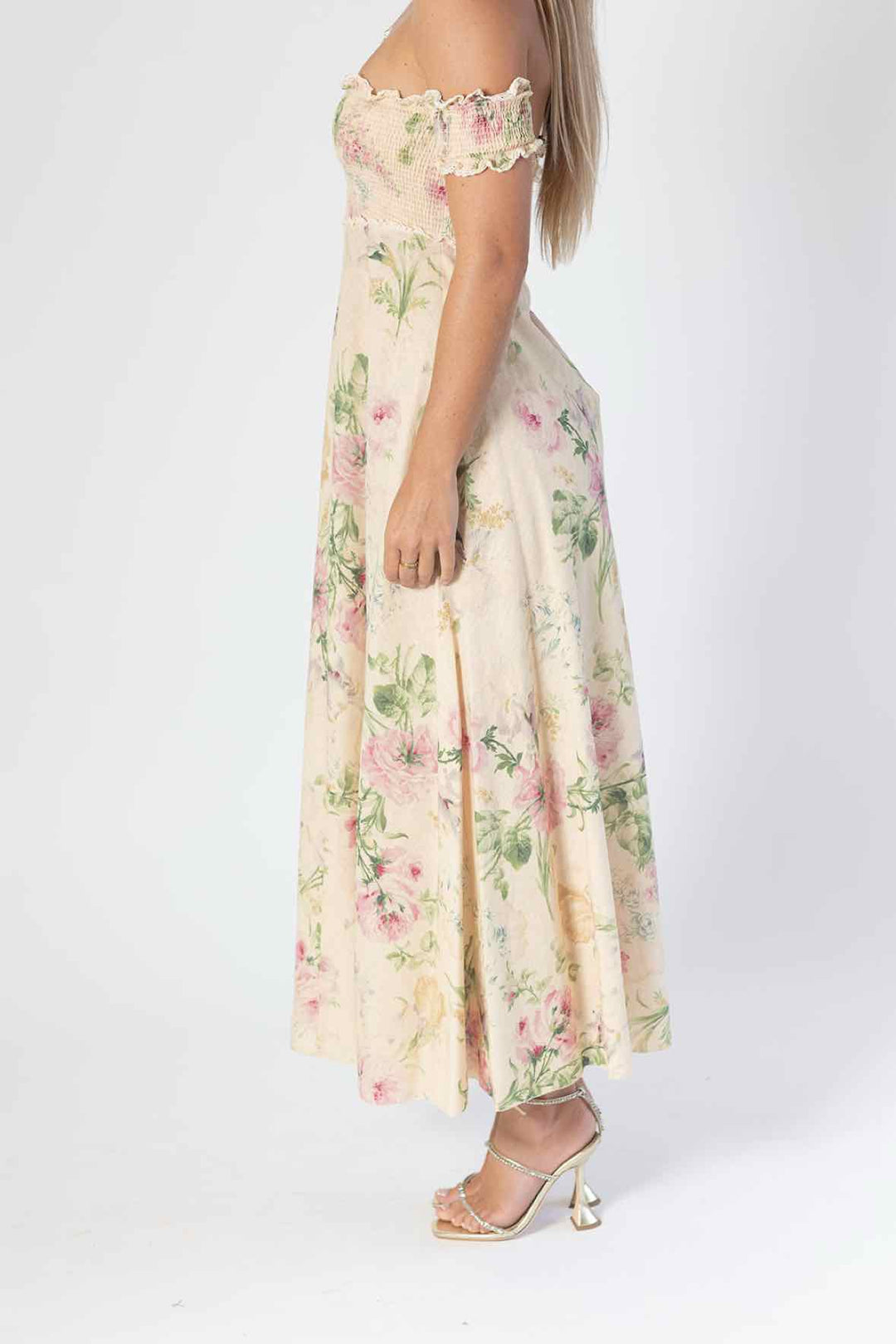 Zimmerman Size 1 Smock Top-Off Shoulder Dress