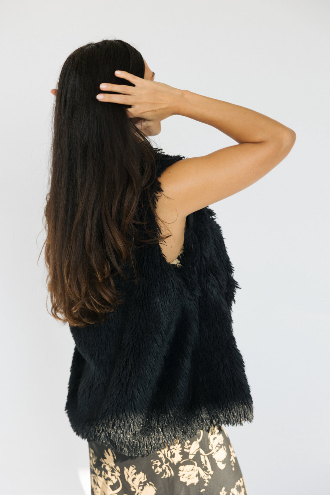 Betsey Johnson Size M Fur Vest