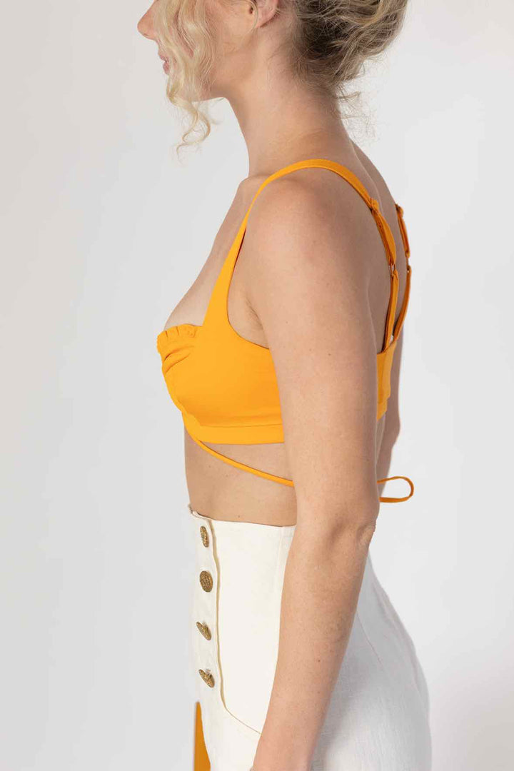 For Love and Lemons Size XS Orange Top