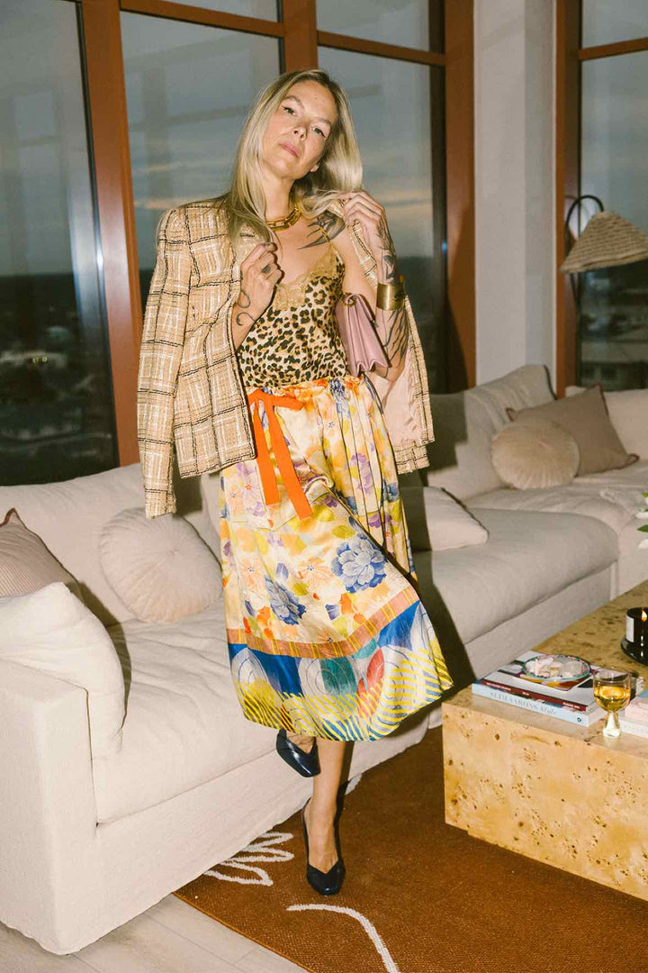 Pierre-Louis Mascia Size o/s Multi-Color Skirt