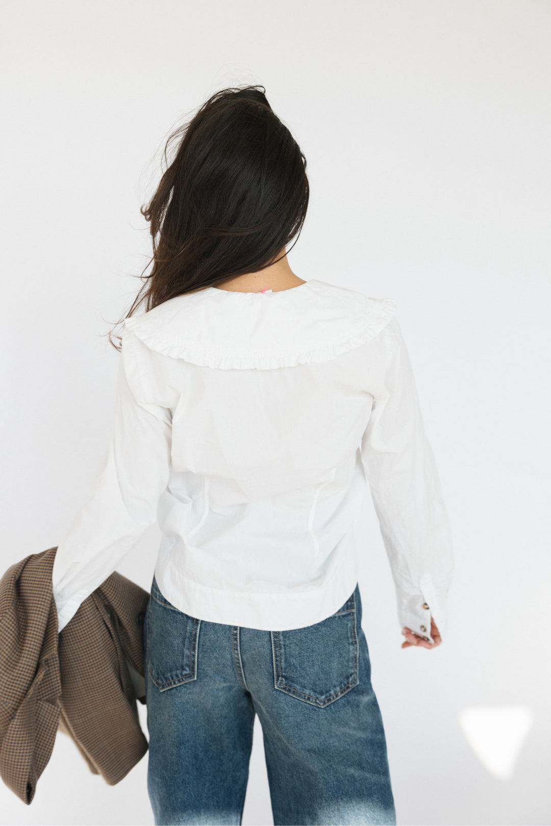 Ganni Size 36 White Top