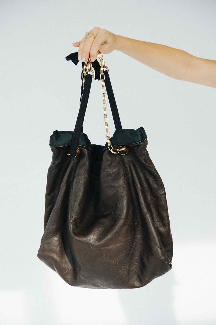 Lanvin Chocolate Brown Purse