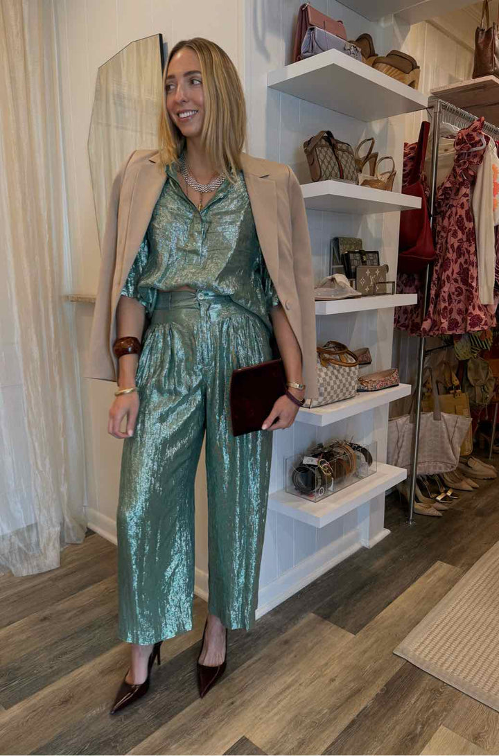 Indress Silk and Lurex Top