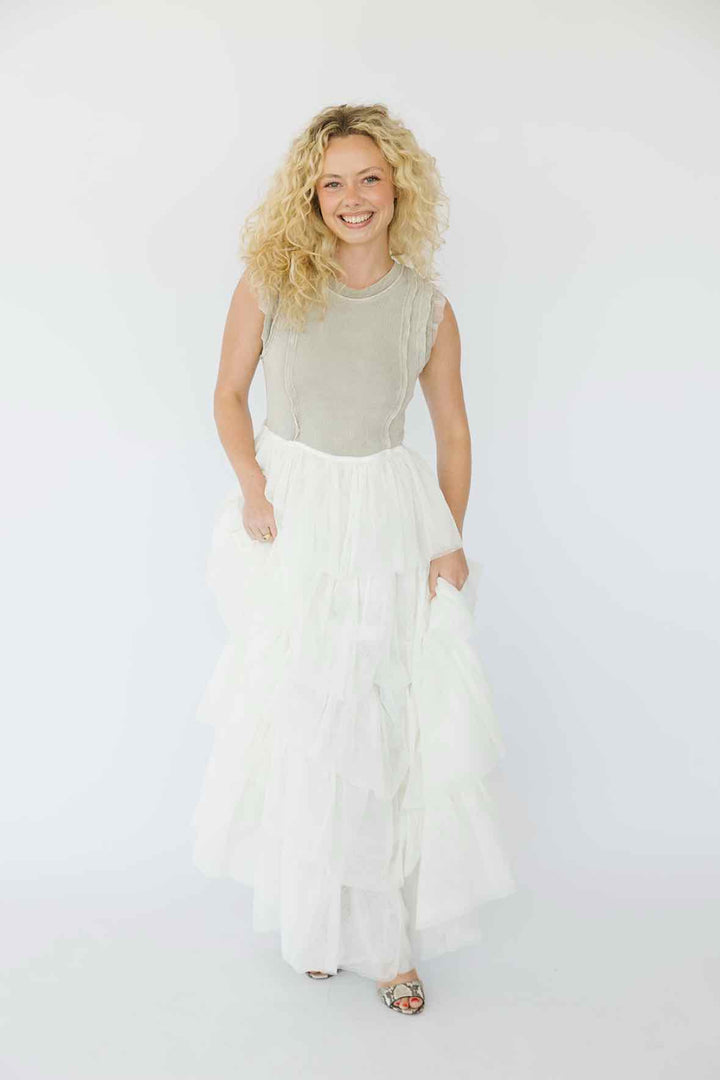 Free People Size XS Tulle Maxi Dress