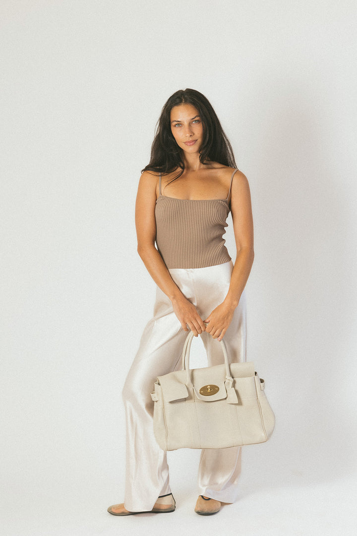 Staud Size Small Taupe Tank Top