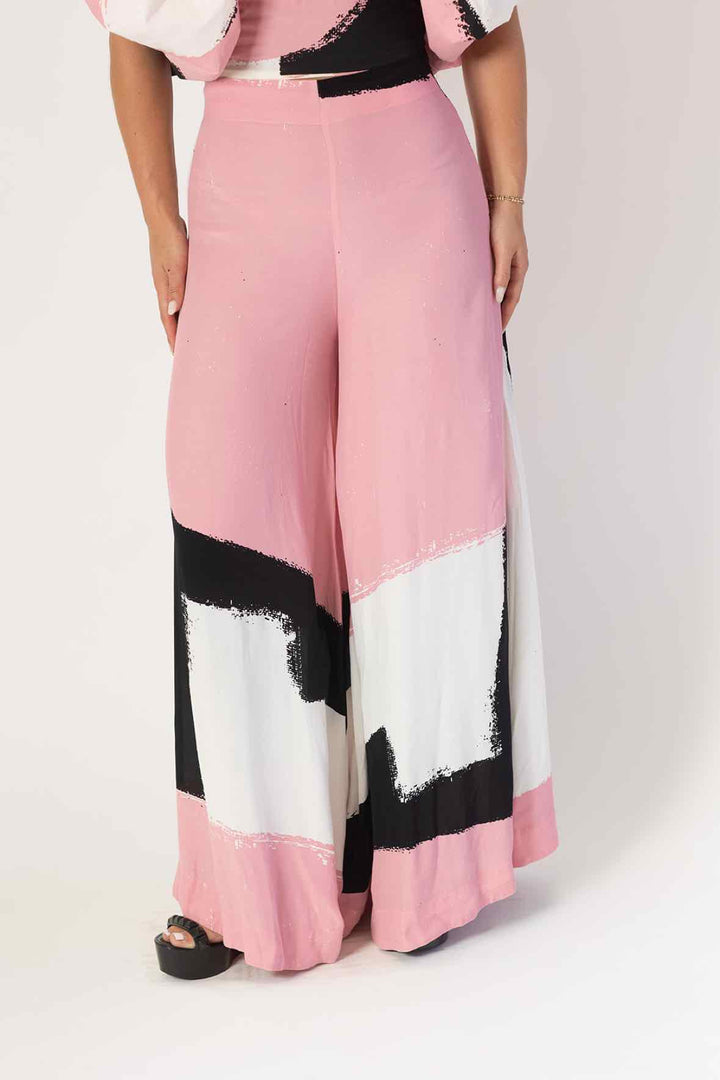 SWF Size S Printed Wide Pants
