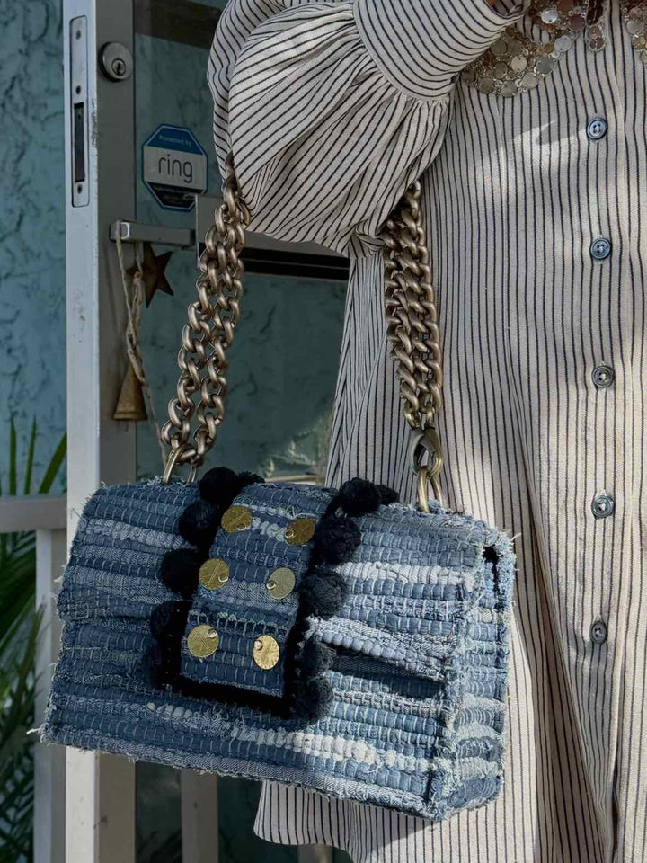 Kooreloo Denim Structured Purse