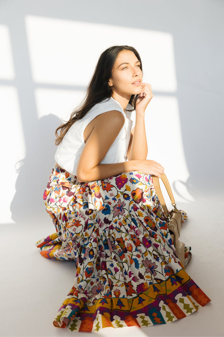 La Double J. Size Small White Skirt