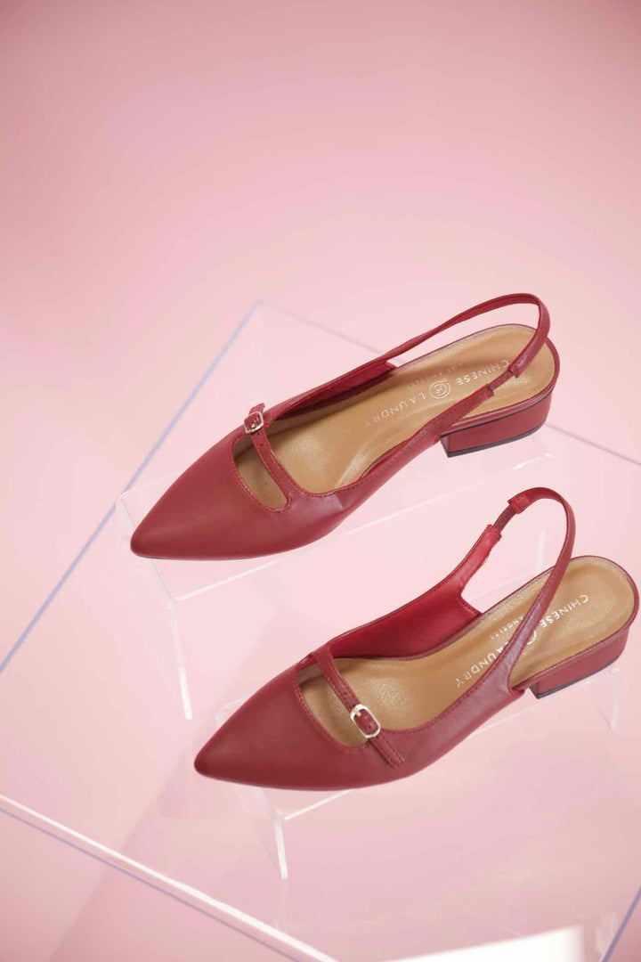 Chinese Laundry Shoe Size 6 Pointed Toe Slingback Flats