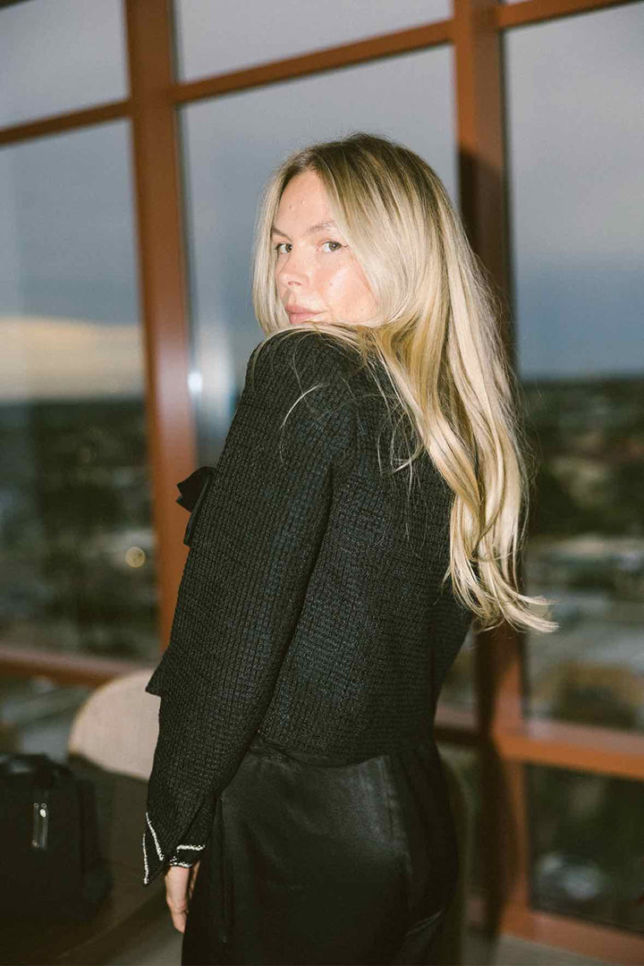 Avec Les Filles Size Small Black Jacket