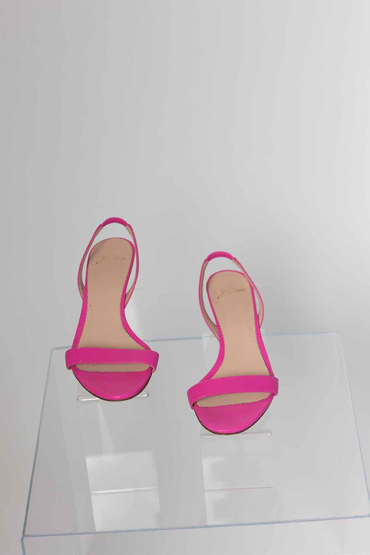 J.Crew Shoe Size 9 Neon Pink Low Heels