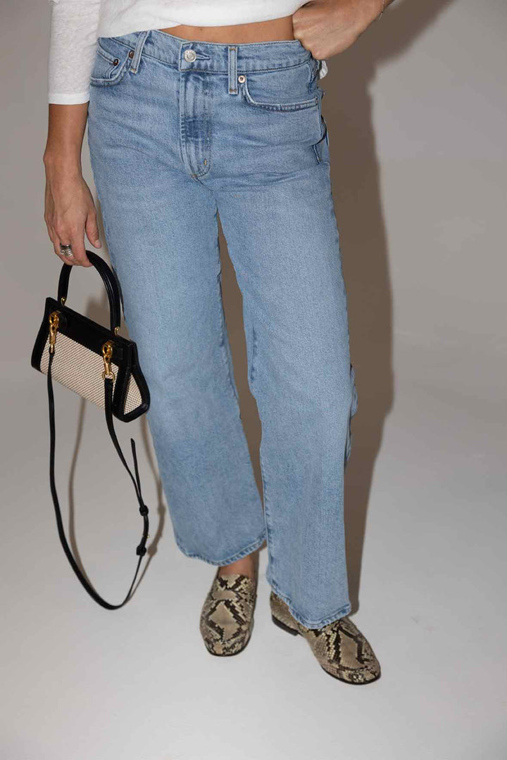 Agolde Size 25 Cropped Straight Jeans