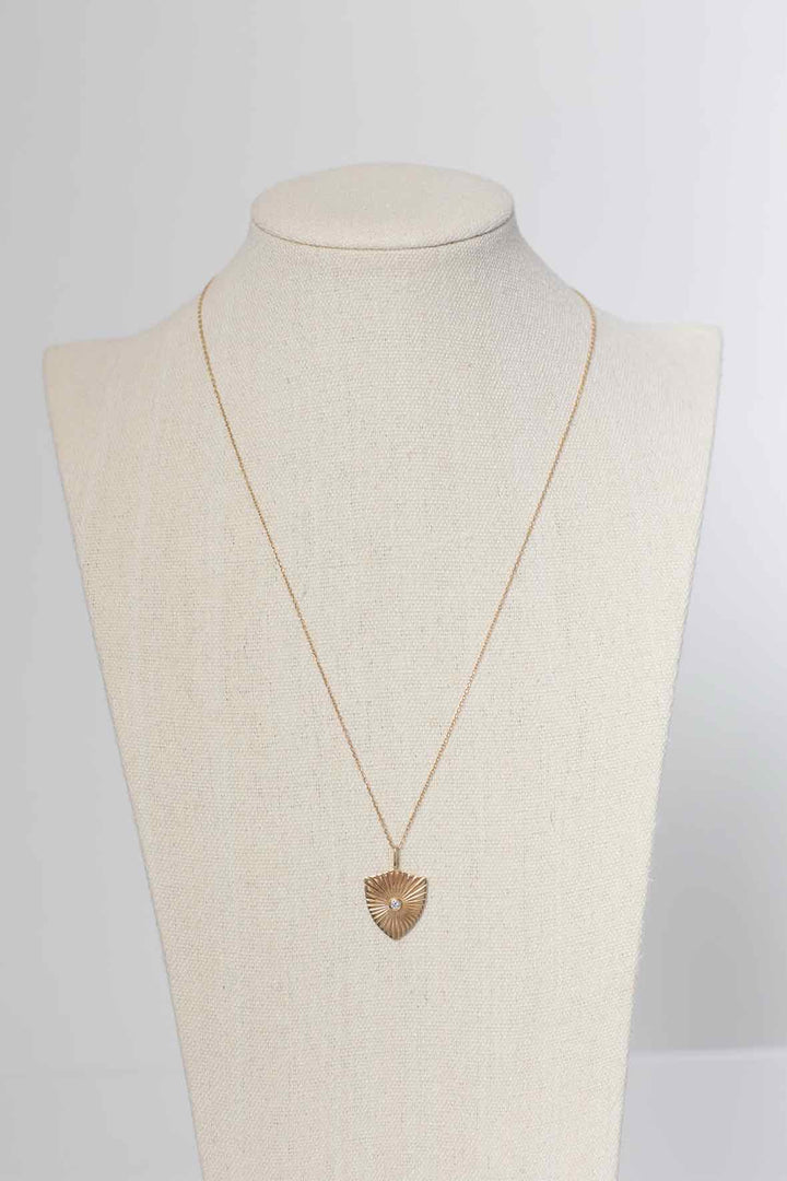 Adina Reyter Rays Sheild Necklace
