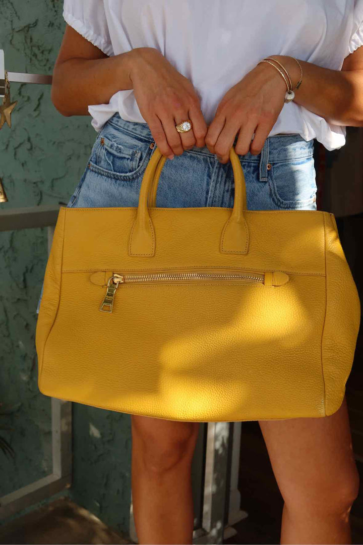 Prada Yellow Purse